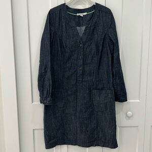 Boden Denim Shirtdress Size 8R